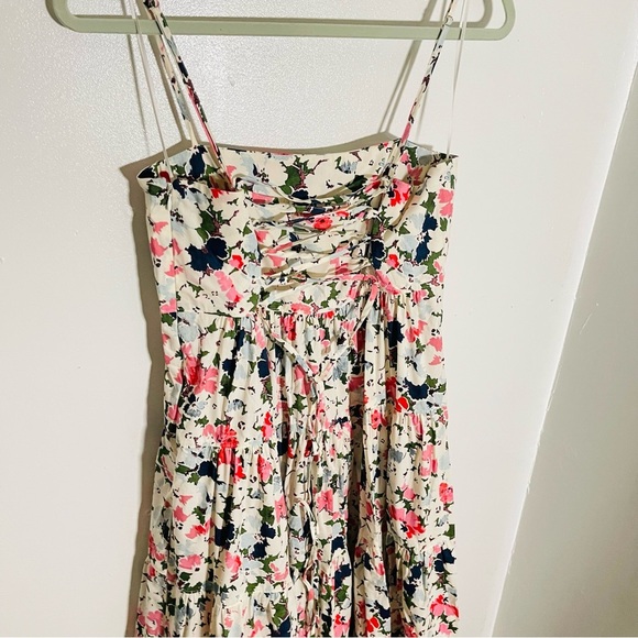 Cinq A Sept Gavin Floral Midi Dress Size 4 - Picture 5 of 11